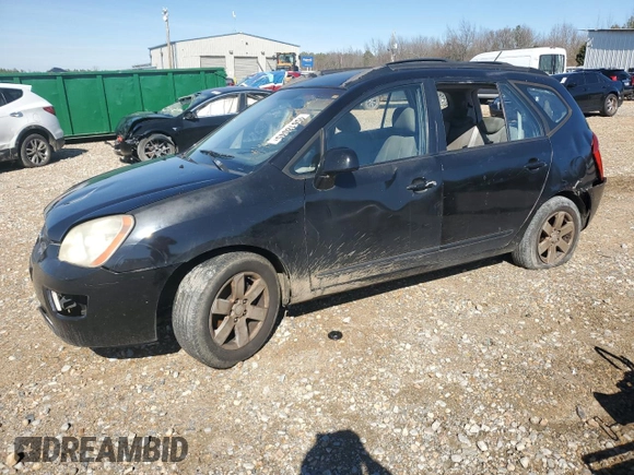 2007 Kia Rondo LX Base with VIN KNAFG525X77090378, listed as a Copart auction lot 45618045 with Not Provided miles and Salvage Title. Bid and sale history available at carsss.com. Image 1.