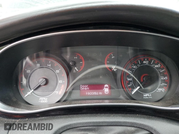 2013 Dodge Dart SXT with VIN 1C3CDFBA0DD289443, listed as a Copart auction lot 57347065 with 193,352 mi miles and Salvage title. Bid and sale history available at DreamBid. Image 9.