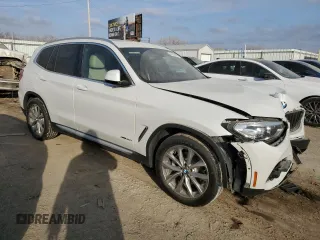 2018 BMW X3 xDrive30i with VIN 5UXTR9C51JLC76168, listed as a Copart auction lot 44956445 with 41,859 mi miles and Salvage Title. Bid and sale history available at DreamBid. Image 4.
