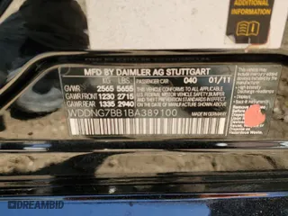 2011 Mercedes-Benz S-Class S 550 with VIN WDDNG7BB1BA389100, listed as a Copart auction lot 48906445 with 190,755 mi miles and Clean Title. Bid and sale history available at carsss.com. Image 13.