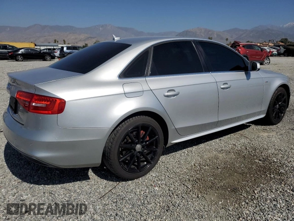 2014 Audi A4 Premium Plus with VIN WAUEFAFL3EN006118, listed as a Copart auction lot 46630505 with 127,528 mi miles and Salvage Title. Bid and sale history available at carsss.com. Image 3.
