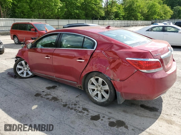 2012 Buick LaCrosse Premium 2 with VIN 1G4GF5E37CF341812, listed as a Copart auction lot 57515515 with 92,836 mi miles and Salvage title. Bid and sale history available at DreamBid. Image 2.