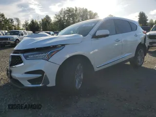2020 Acura RDX w/Advance Pkg with VIN 5J8TC2H74LL008480, listed as a Copart auction lot 75440754 with 35,907 mi miles and Salvage Title. Bid and sale history available at carsss.com. Image 1.