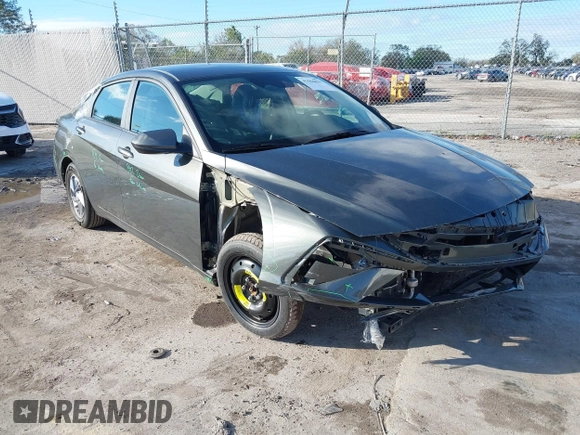 2024 Hyundai Elantra SE with VIN KMHLL4DG9RU723012, listed as a IAAI auction lot 41666819 with 6,374 mi miles and . Bid and sale history available at DreamBid. Image 1.