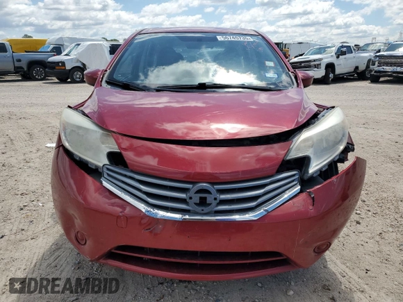 2015 Nissan Note S with VIN 3N1CE2CP9FL351166, listed as a Copart auction lot 56745735 with 112,639 mi miles and Salvage title. Bid and sale history available at DreamBid. Image 5.