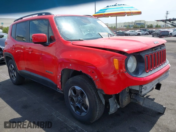 2017 Jeep Renegade Altitude with VIN ZACCJBBH6HPF29631, listed as a IAAI auction lot 42028656 with 85,944 mi miles and . Bid and sale history available at DreamBid. Image 1.