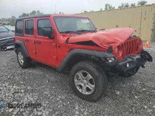 2020 Jeep Wrangler Unlimited Sport S with VIN 1C4HJXDN5LW172959, listed as a Copart auction lot 57532145 with 63,243 mi miles and Salvage title. Bid and sale history available at DreamBid. Image 4.
