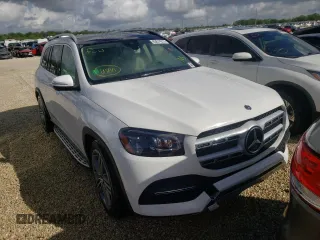 2020 Mercedes-Benz GLS with VIN 4JGFF5KE4LA219536, listed as a Copart auction lot 63814212 with 0 mi miles. Bid and sale history available at carsss.com. Image 1.