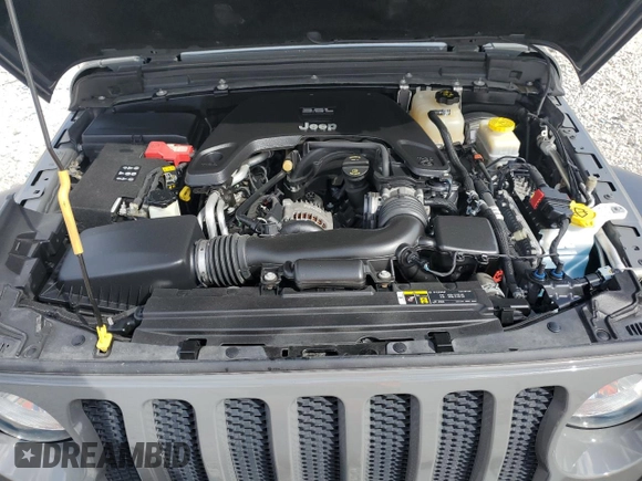 2019 Jeep Wrangler Unlimited Sport Altitude with VIN 1C4HJXDGXKW636909, listed as a Copart auction lot 48324185 with 47,744 mi miles and Clean title. Bid and sale history available at DreamBid. Image 12.