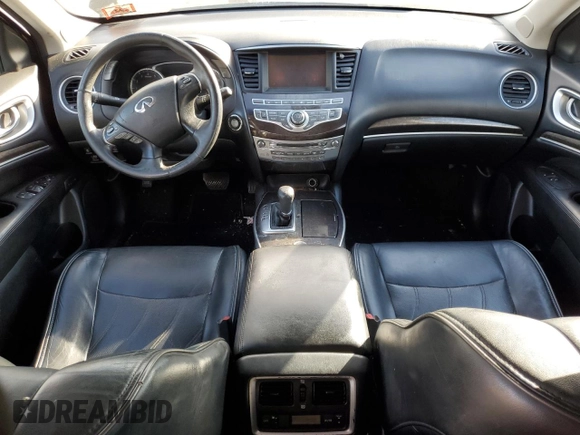 2014 Infiniti QX60 with VIN 5N1AL0MM6EC515448, listed as a Copart auction lot 75028814 with 123,481 mi miles and Salvage Title. Bid and sale history available at carsss.com. Image 8.