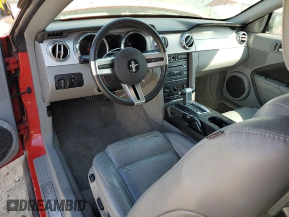 2009 Ford Mustang with VIN 1ZVHT80N895127354, listed as a Copart auction lot 53673695 with 131,935 mi miles and Salvage title. Bid and sale history available at DreamBid. Image 8.