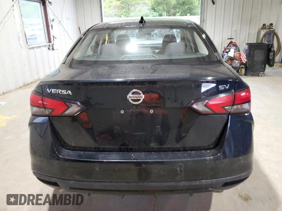 2021 Nissan Versa SV with VIN 3N1CN8EV9ML861593, listed as a Copart auction lot 56629195 with 77,522 mi miles and Salvage title. Bid and sale history available at DreamBid. Image 6.