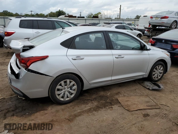2018 Hyundai Accent SEL with VIN 3KPC24A39JE010378, listed as a Copart auction lot 70599563 with 57,053 mi miles. Bid and sale history available at carsss.com. Image 3.