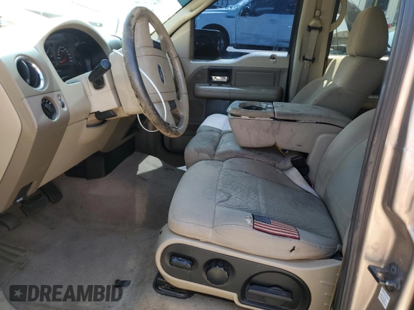 2006 Ford F-150 XLT с VIN 1FTPW12V66KD57661, выставлен на аукционе Copart как лот 57530335 с пробегом 209 592 миль миль и Списание • Salvage title. История ставок и продаж доступна на DreamBid. Изображение 7.