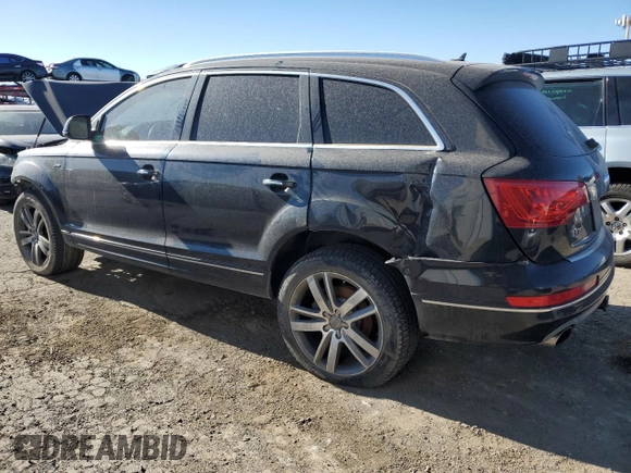 2015 Audi Q7 Premium Plus with VIN WA1LGAFE9FD002987, listed as a Copart auction lot 82804814 with Not Provided miles and Salvage Title. Bid and sale history available at DreamBid. Image 2.