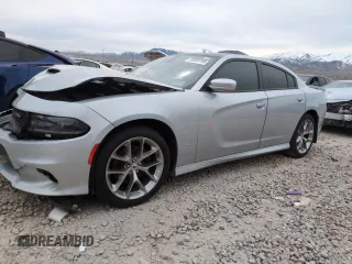 2020 Dodge Charger GT with VIN 2C3CDXHG1LH138730, listed as a Copart auction lot 50835195 with 47,542 mi miles and Salvage Title. Bid and sale history available at carsss.com. Image 1.