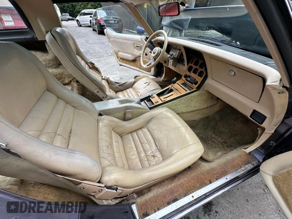 1980 Chevrolet Corvette with VIN 1Z876AS421254, listed as a Copart auction lot 59324415 with 57,651 mi miles and Clean title. Bid and sale history available at DreamBid. Image 5.