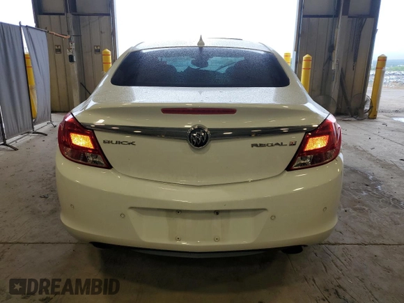 2012 Buick Regal Turbo Premium 1 with VIN 2G4GS5EV3C9215498, listed as a Copart auction lot 55555485 with 159,870 mi miles and Salvage title. Bid and sale history available at DreamBid. Image 6.