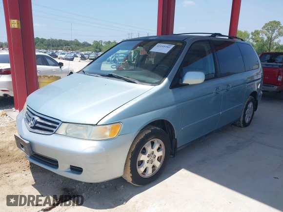 2003 Honda Odyssey EX with VIN 5FNRL18623B137962, listed as a IAAI auction lot 42155182 with 117,034 mi miles and . Bid and sale history available at DreamBid. Image 2.