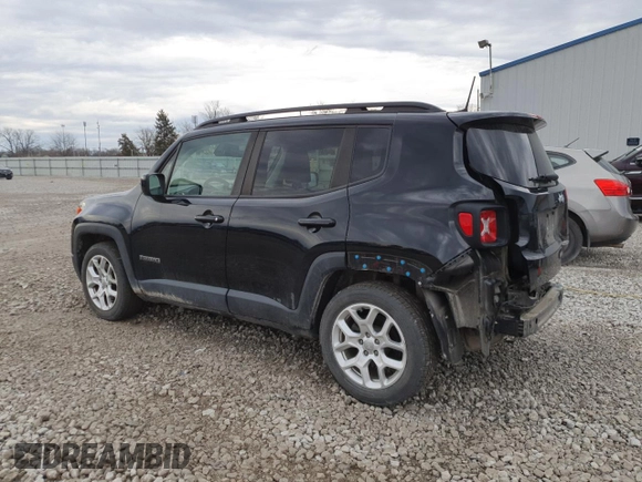 2018 Jeep Renegade Latitude with VIN ZACCJABB6JPH79379, listed as a Copart auction lot 50991485 with 83,305 mi miles and Salvage Title. Bid and sale history available at carsss.com. Image 2.