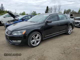 2014 Volkswagen Passat SEL z VIN 1VWCH7A3XEC029497, wystawiony jako Copart lot #57658465 z przebiegiem 167 041 mil mil oraz Czysty tytuł • Clean title. Historia ofert i sprzedaży dostępna na DreamBid. Obrazek 1.