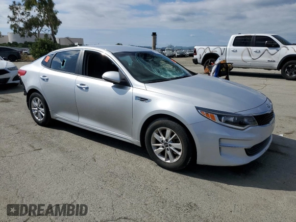 2017 Kia Optima LX with VIN KNAGT4L35H5163760, listed as a Copart auction lot 53472075 with 69,559 mi miles and Salvage Title. Bid and sale history available at carsss.com. Image 4.