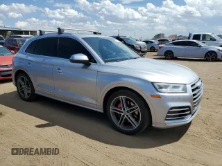 2018 Audi SQ5 Premium Plus with VIN WA1A4AFY7J2048896, listed as a Copart auction lot 67325664 with 108,292 mi miles and Clean Title. Bid and sale history available at DreamBid. Image 4.