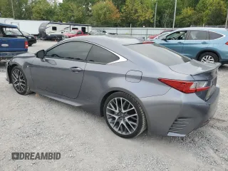 2015 Lexus RC 350 with VIN JTHHE5BC6F5005450, listed as a Copart auction lot 72409274 with 103,781 mi miles and Salvage Title. Bid and sale history available at carsss.com. Image 2.