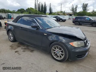 2011 BMW 1 Series 128i with VIN WBAUN1C5XBVH83530, listed as a Copart auction lot 66342954 with 263,641 mi miles and Salvage Title. Bid and sale history available at carsss.com. Image 4.
