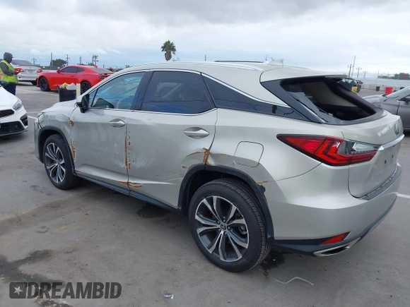 2020 Lexus RX with VIN 2T2HZMAA0LC166189, listed as a IAAI auction lot 41778489 with 49,408 mi miles. Bid and sale history available at carsss.com. Image 3.