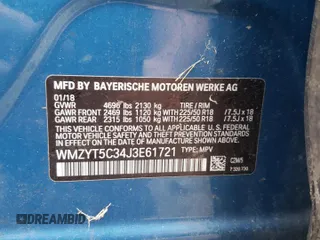 2018 MINI Countryman Cooper S with VIN WMZYT5C34J3E61721, listed as a Copart auction lot 73660274 with 0 mi miles and Salvage Title. Bid and sale history available at carsss.com. Image 12.