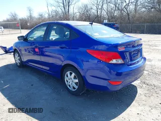 2014 Hyundai Accent GLS with VIN KMHCT4AE6EU643213, listed as a IAAI auction lot 41747885 with 116,324 mi miles and . Bid and sale history available at carsss.com. Image 3.