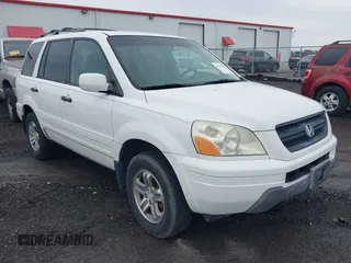 2003 Honda Pilot EX with VIN 2HKYF18453H566709, listed as a IAAI auction lot 42239595 with 191,626 mi miles and . Bid and sale history available at DreamBid. Image 1.
