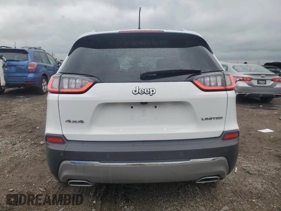 2021 Jeep Cherokee Limited with VIN 1C4PJMDX0MD172828, listed as a Copart auction lot 57807535 with 32,754 mi miles and Salvage title. Bid and sale history available at DreamBid. Image 6.
