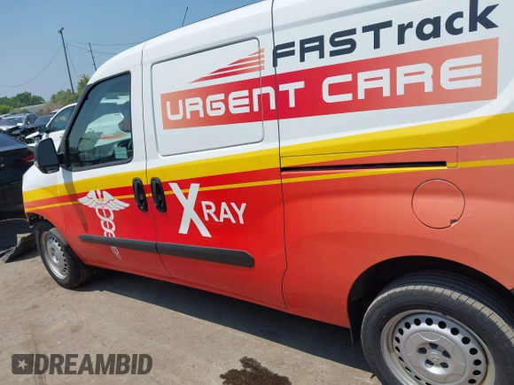 2018 Ram ProMaster City Passenger with VIN ZFBERFAB3J6H37390, listed as a IAAI auction lot 42705557 with 54,254 mi miles and . Bid and sale history available at DreamBid. Image 15.