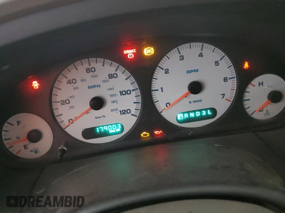 2003 Chrysler Town & Country EX with VIN 2C4GP74L93R233702, listed as a Copart auction lot 89080325 with 179,003 mi miles and Salvage Title. Bid and sale history available at carsss.com. Image 9.