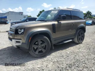 2023 Land Rover Defender S with VIN SALEJ6EX7P2237930, listed as a Copart auction lot 57584245 with 23,444 mi miles and Non repairable. Bid and sale history available at DreamBid. Image 1.