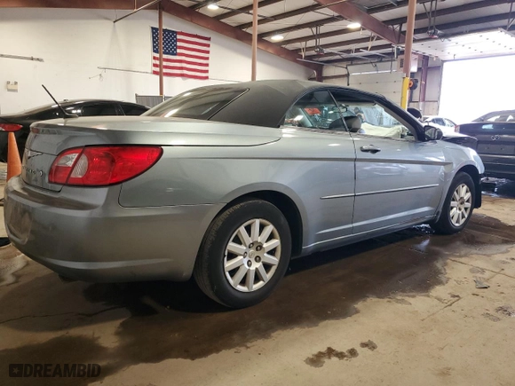2008 Chrysler Sebring LX with VIN 1C3LC45K88N270750, listed as a Copart auction lot 52809525 with 0 mi miles and Salvage Title. Bid and sale history available at carsss.com. Image 3.