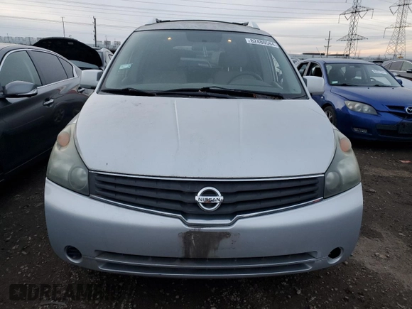 2008 Nissan Quest with VIN 5N1BV28U28N105307, listed as a Copart auction lot 82480584 with 106,232 mi miles and Clean Title. Bid and sale history available at carsss.com. Image 5.