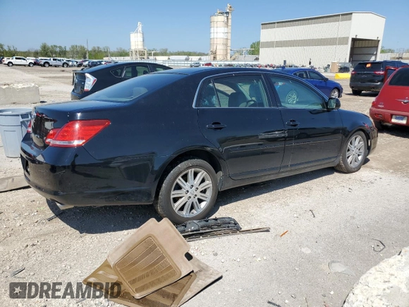 2007 Toyota Avalon XL with VIN 4T1BK36B97U185564, listed as a Copart auction lot 53837485 with 147,748 mi miles and Salvage Title. Bid and sale history available at DreamBid. Image 3.