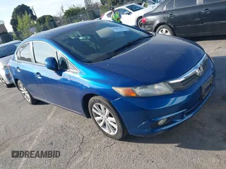 2012 Honda Civic EX with VIN 2HGFB2F88CH512765, listed as a IAAI auction lot 41591583 with 147,261 mi miles and . Bid and sale history available at DreamBid. Image 1.