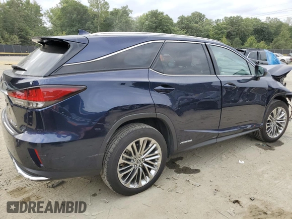 2022 Lexus RX with VIN JTJJGKFA7N2029399, listed as a Copart auction lot 70560884 with 13,672 mi miles and Salvage Title. Bid and sale history available at carsss.com. Image 3.