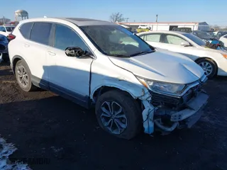 2020 Honda CR-V EX with VIN 7FARW1H58LE027145, listed as a IAAI auction lot 41420458 with 46,076 mi miles. Bid and sale history available at carsss.com. Image 1.