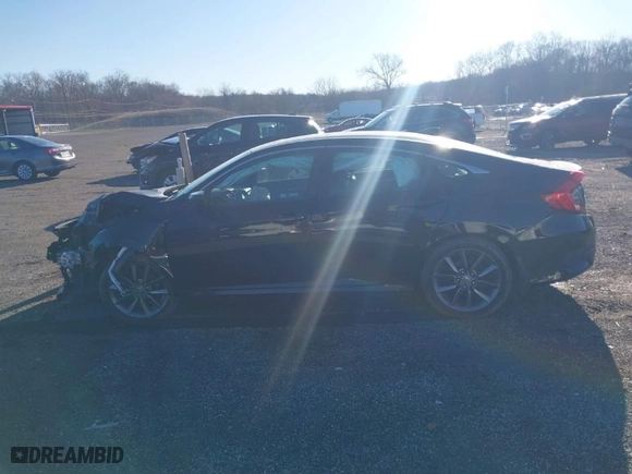 2019 Honda Civic Sedan EX-L with VIN 19XFC1F73KE211652, listed as a IAAI auction lot 41816810 with 74,353 mi miles. Bid and sale history available at carsss.com. Image 15.
