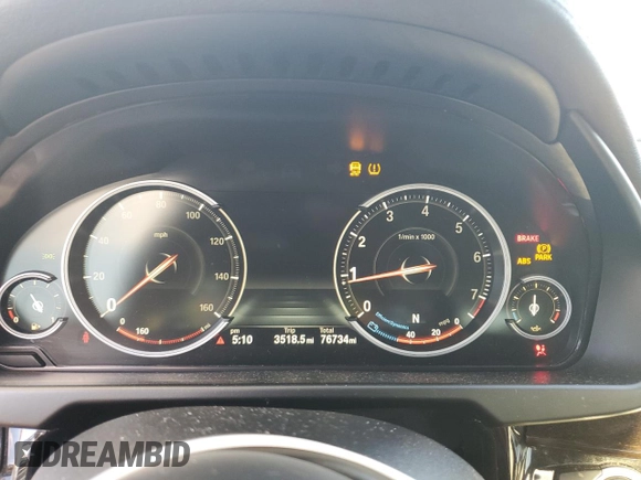 2016 BMW X6 sDrive35i with VIN 5UXKU0C50G0F93598, listed as a Copart auction lot 86175964 with 76,734 mi miles and Salvage Title. Bid and sale history available at carsss.com. Image 9.