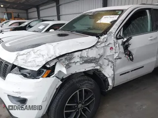 2018 Jeep Grand Cherokee Trailhawk with VIN 1C4RJFLGXJC264438, listed as a IAAI auction lot 40974417 with 117,717 mi miles and . Bid and sale history available at DreamBid. Image 6.
