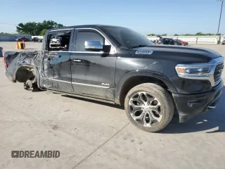 2019 Ram 1500 Limited z VIN 1C6SRFHT9KN787964, wystawiony jako Copart lot #52957905 z przebiegiem 129 997 mil mil oraz Szkoda całkowita • Salvage title. Historia ofert i sprzedaży dostępna na DreamBid. Obrazek 4.