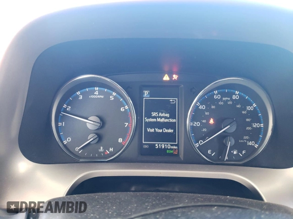 2017 Toyota RAV4 Limited with VIN JTMYFREV2HJ721288, listed as a Copart auction lot 45283605 with 51,910 mi miles and Salvage Title. Bid and sale history available at DreamBid. Image 9.