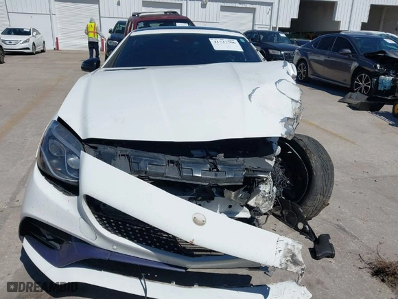 2017 Mercedes-Benz SLC with VIN WDDPK6GA2HF132038, listed as a IAAI auction lot 41737706 with NaN miles. Bid and sale history available at carsss.com. Image 12.