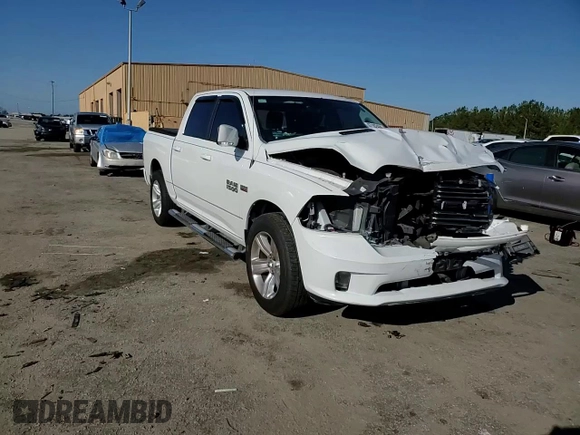 2016 Ram 1500 Sport with VIN 1C6RR6MT8GS414749, listed as a Copart auction lot 87182404 with 50,788 mi miles and Salvage Title. Bid and sale history available at carsss.com. Image 10.